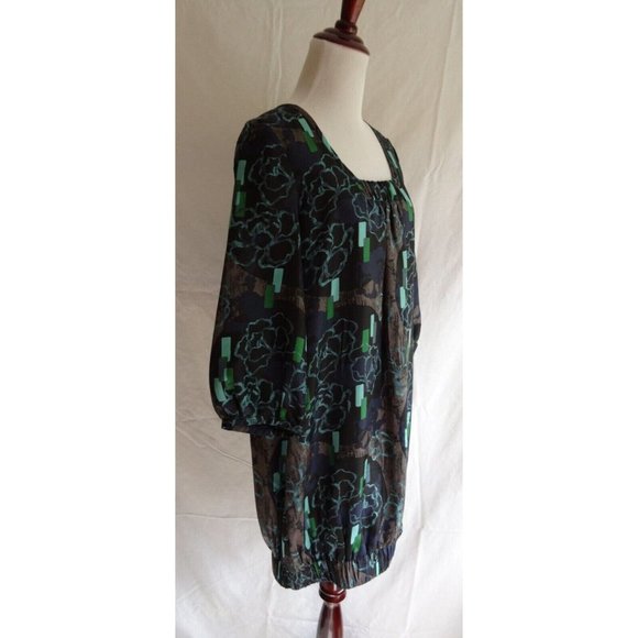 Classiques Entier 100% Silk Geo Pop Art Tunic Dress - Size Small - Picture 3 of 10